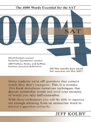 cover image of SAT 4000